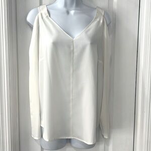 Cold Shoulder Blouse in Ivory by 1.State Size Small